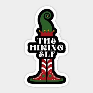 The Hiking Elf Sticker